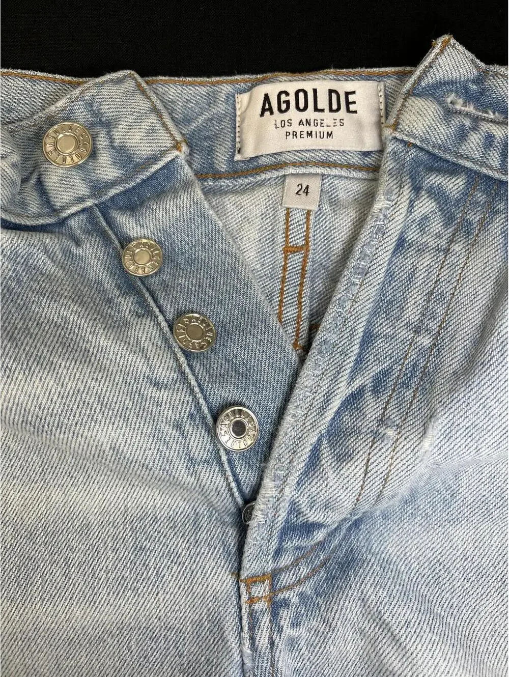 AGOLDE Denim Shorts Women's size 24 - Picture 3 of 8